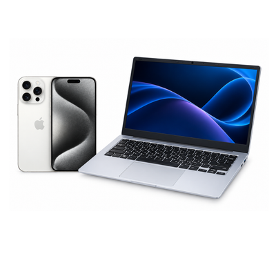 iPhone 15 Pro Max + Computador