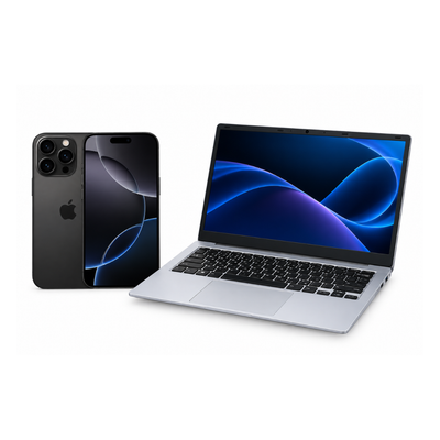 iPhone 16 Pro Max + Computador